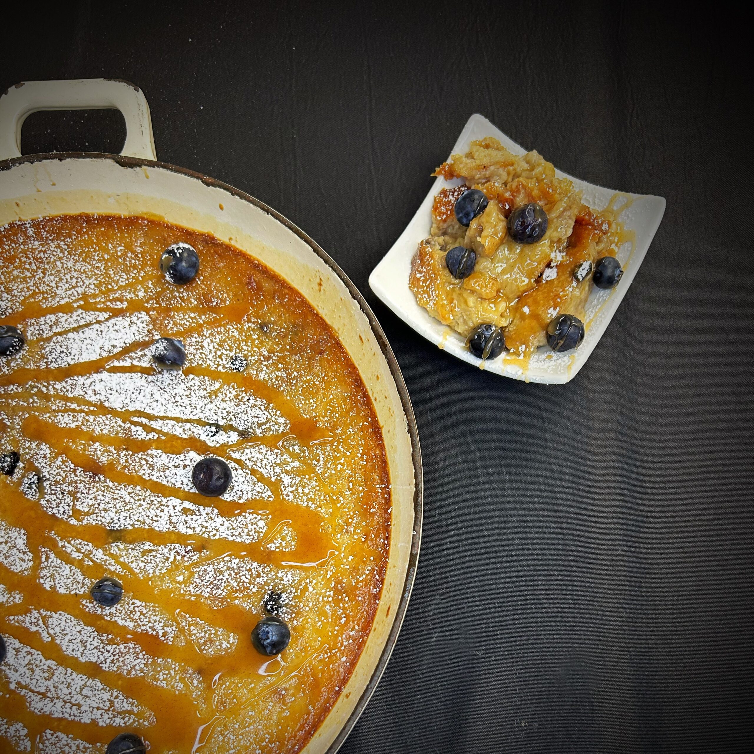 Blueberry Bread Pudding Picture